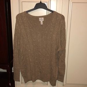 Sparkly gold sweater